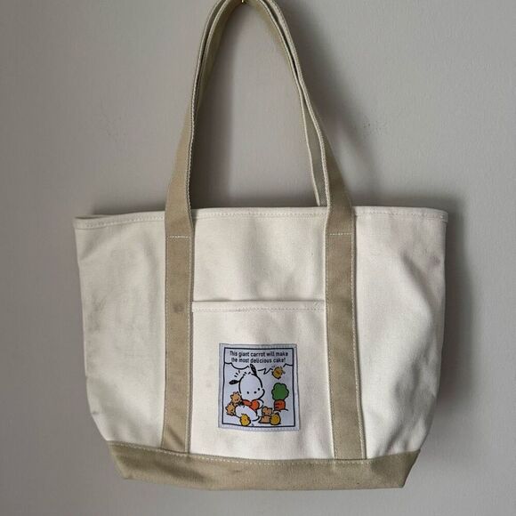 Sanrio Pochacco Canvas Boat And Tote Bag Hello Kitty - Picture 3 of 8